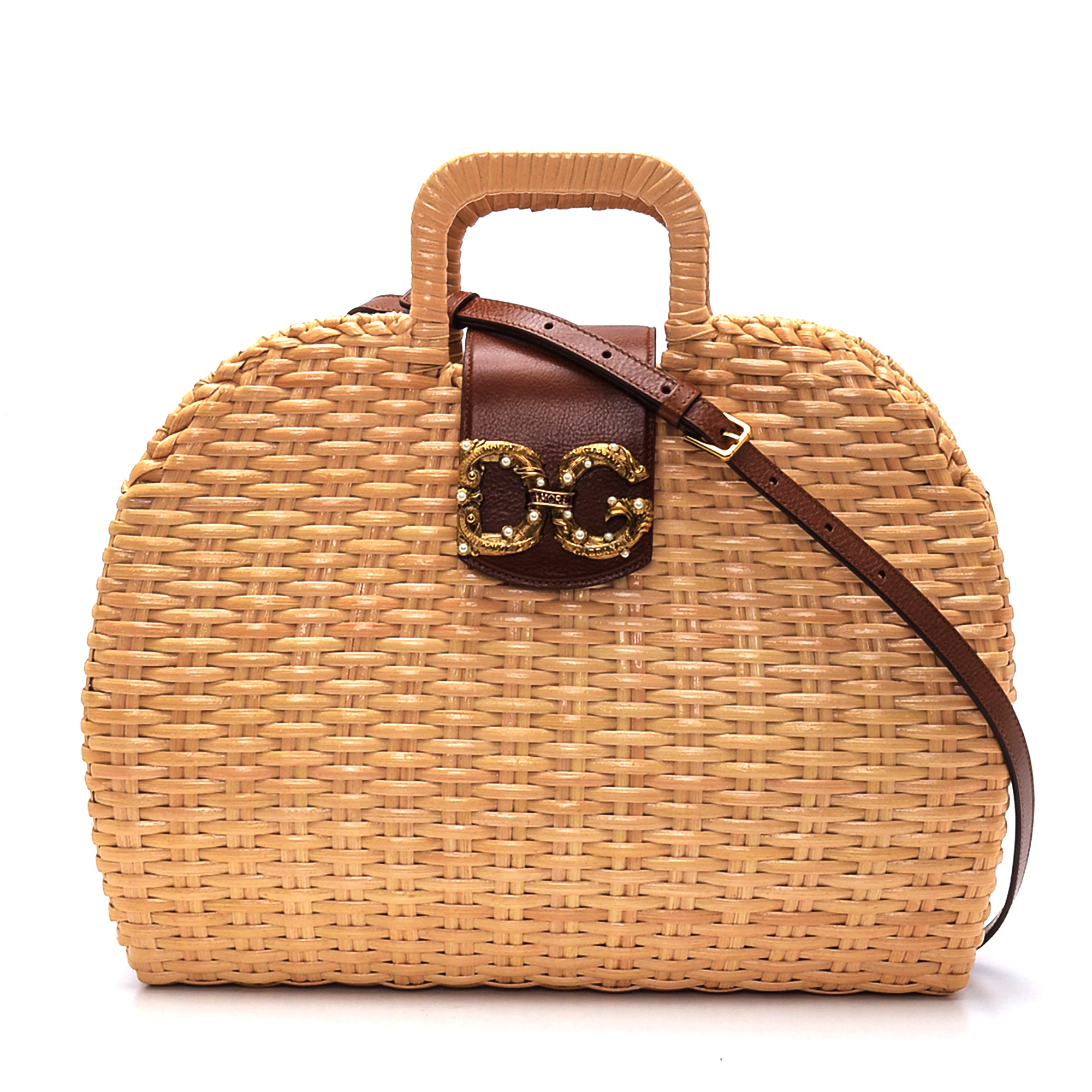 Dolce Gabbana - DG Amare Wicker Bag